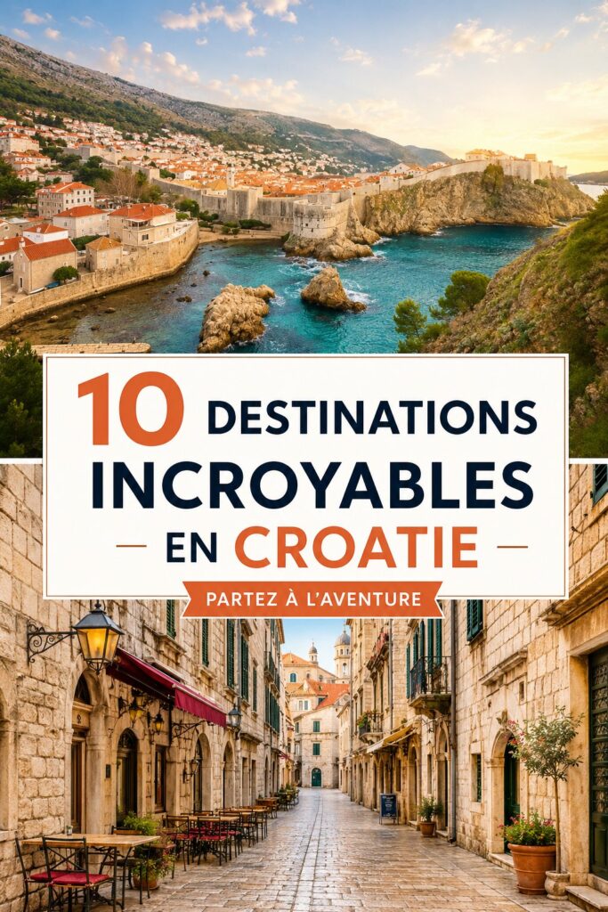 Vue panoramique sur Dubrovnik, l'une des destinations phares de la Croatie.