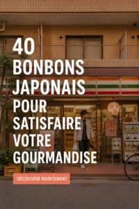 Une sélection colorée de douceurs japonaises, réparties sur une table.
