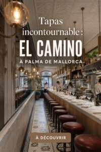 Restaurant El Camino à Palma de Mallorca, décor chaleureux et ambiance conviviale.