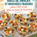 Des en-cas colorés et frais pour une fête au bord de la piscine en Malaisie