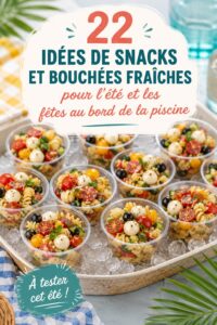 Des en-cas colorés et frais pour une fête au bord de la piscine en Malaisie