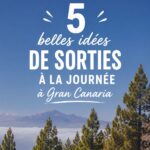 Vue panoramique sur les plages de Gran Canaria au coucher de soleil
