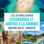 Un panorama de la ville de Split et ses alentours, parfait pour une excursion.