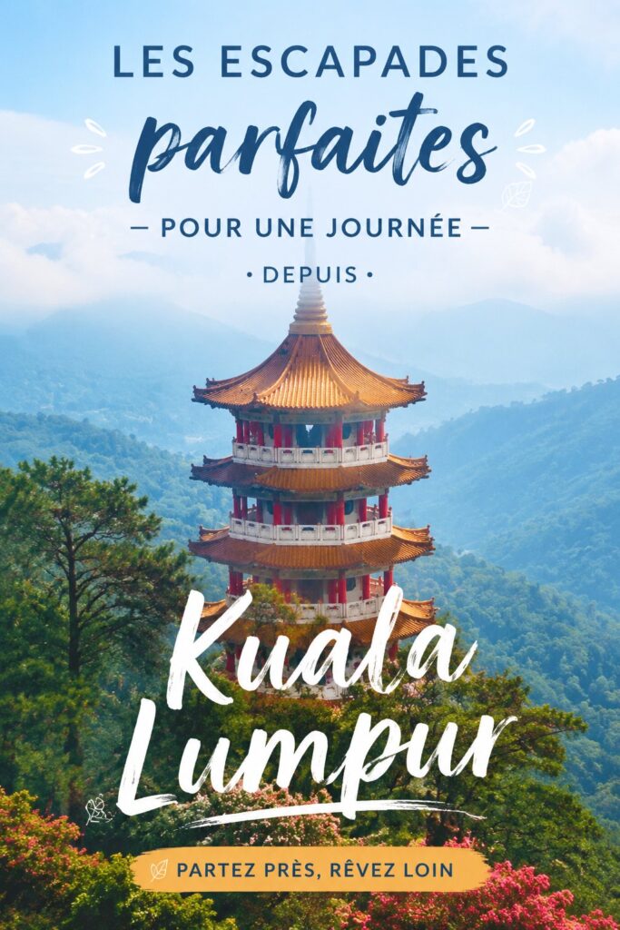 Vue panoramique d'une excursion dans la nature près de Kuala Lumpur