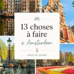 Vue panoramique d'Amsterdam avec ses canaux et ses maisons historiques.