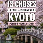 Vue panoramique du Kinkaku-ji, un temple emblématique à Kyoto, Japon.