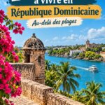 Plage en République Dominicaine avec palmiers et eaux turquoise