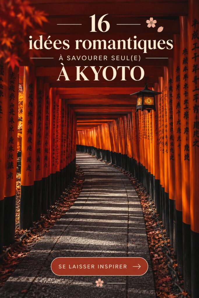 Vue d'un temple Zen à Kyoto, parfait pour une escapade romantique en solo