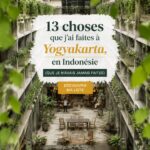 Vue panoramique de Yogyakarta, Indonésie, avec ses paysages uniques et culture vibrante.