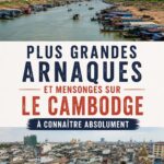 Une femme visitant les temples du Cambodge, attentive aux arnaques potentielles.