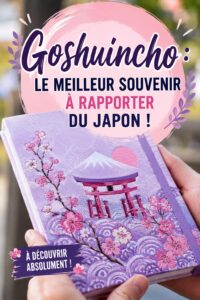 Carnet goshuincho traditionnel japonais avec calligraphie