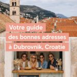 Vue d'un plat typique servi dans un restaurant de Dubrovnik