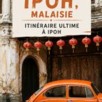 Vue aérienne d'Ipoh, la ville pittoresque en Malaisie