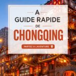 Vue panoramique de Chongqing avec ses bâtiments modernes et son fleuve.