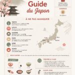 Une image de paysages japonais emblématiques pour illustrer un article de voyage.