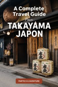 Vue panoramique de Takayama, ville japonaise pittoresque avec ses maisons traditionnelles