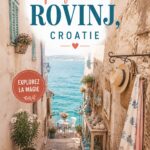 Vue panoramique de Rovinj, en Croatie, avec ses ruelles pittoresques et ses bâtiments colorés.