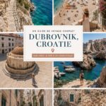 Vue panoramique de Dubrovnik et de sa vieille ville classée au patrimoine de l'UNESCO