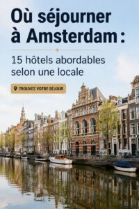 Hôtel abordable à Amsterdam avec une vue sur la ville