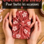 Sélection de cadeaux japonais colorés et artisanaux