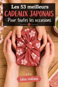 Sélection de cadeaux japonais colorés et artisanaux