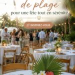 Décoration de plage apaisante pour une fête estivale