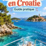 Scène de l'île Hvar en Croatie, célèbre pour ses paysages et ses offres touristiques
