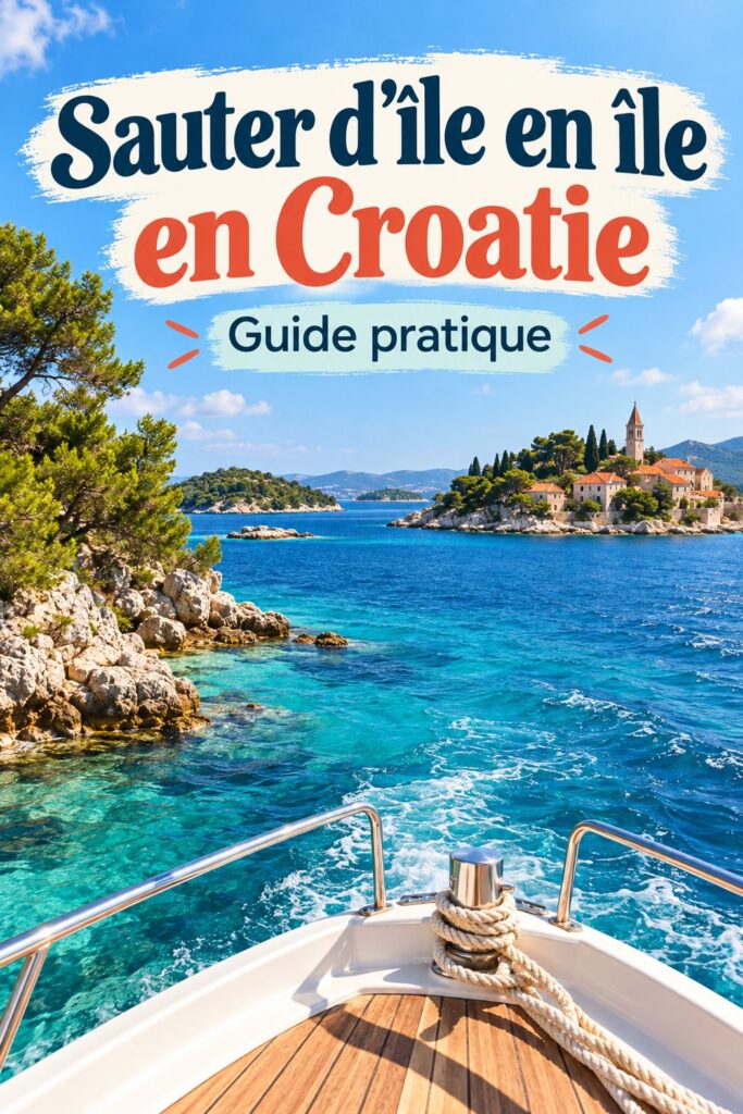 Scène de l'île Hvar en Croatie, célèbre pour ses paysages et ses offres touristiques