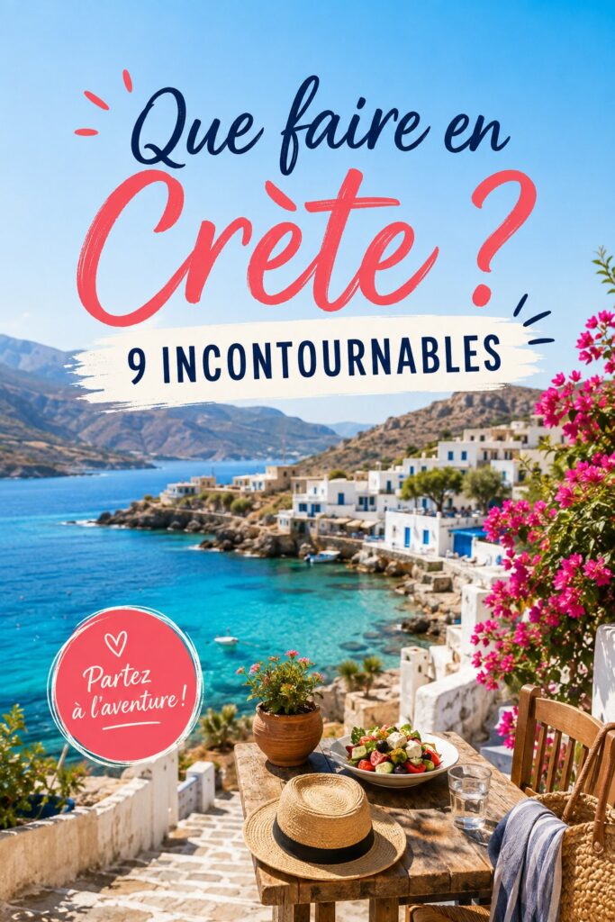 Plage d'Elafonissi en Crète avec son sable rose et ses eaux cristallines.