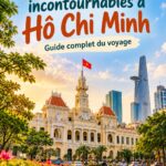 Vue panoramique sur Ho Chi Minh-Ville, mettant en valeur l'architecture moderne et les bâtiments historiques.
