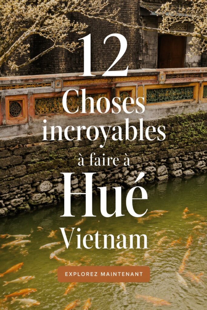 Vue panoramique de la Cité Impériale à Hue, Vietnam