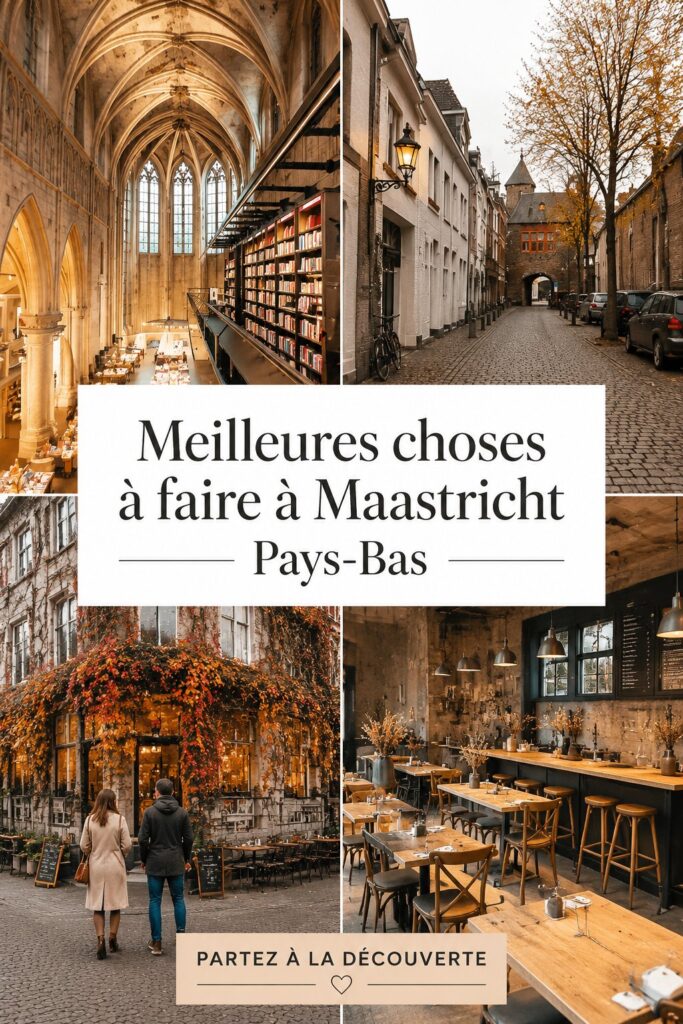 Vue panoramique de Maastricht, une ville historique et accueillante aux Pays-Bas.
