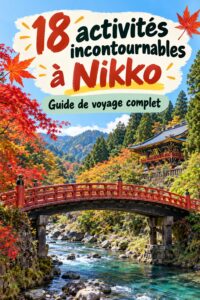 Vue panoramique des temples de Nikko entourés de nature luxuriante.