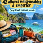 Des affaires indispensables pour un voyage aux Philippines, y compris des vêtements et accessoires.