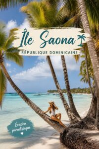 Plage de sable fin à Isla Saona, République Dominicaine
