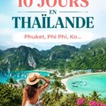 Plage ensoleillée de Phuket avec des palmiers et une mer turquoise