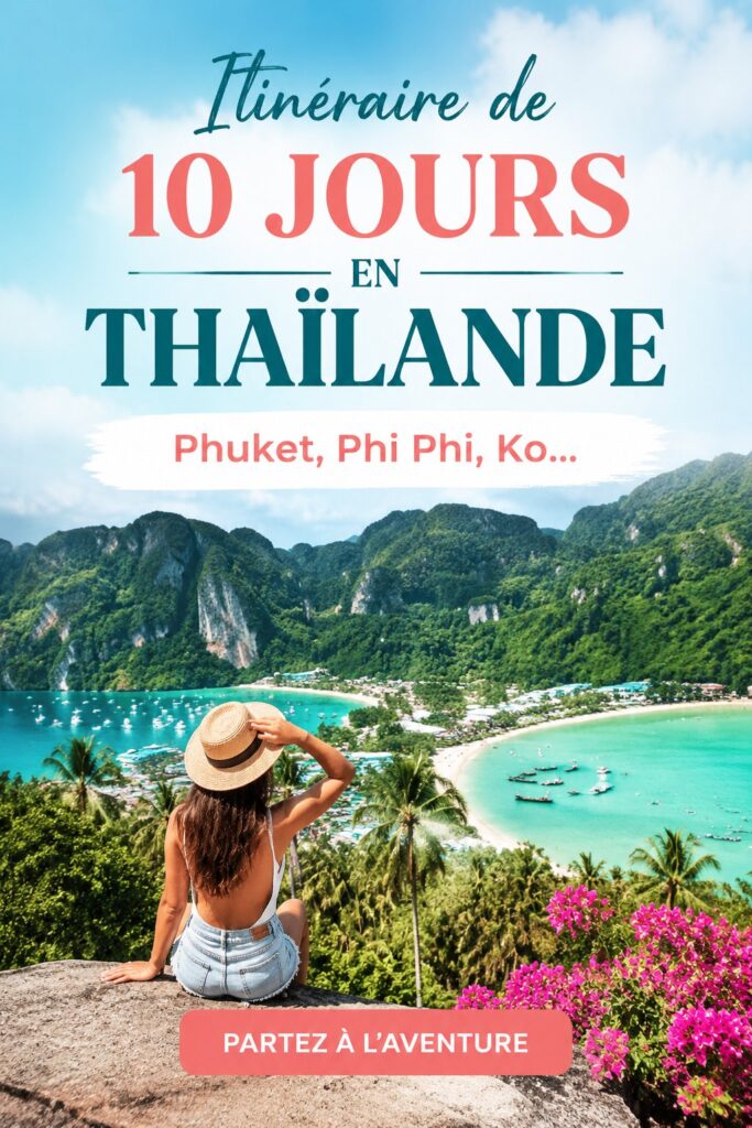 Plage ensoleillée de Phuket avec des palmiers et une mer turquoise