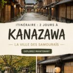 Vue panoramique du jardin Kenroku-en à Kanazawa, symbole de la beauté japonaise