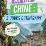 Vue panoramique de la baie de Xi'an avec la Grande Pagode de l'Oie Sauvage en premier plan