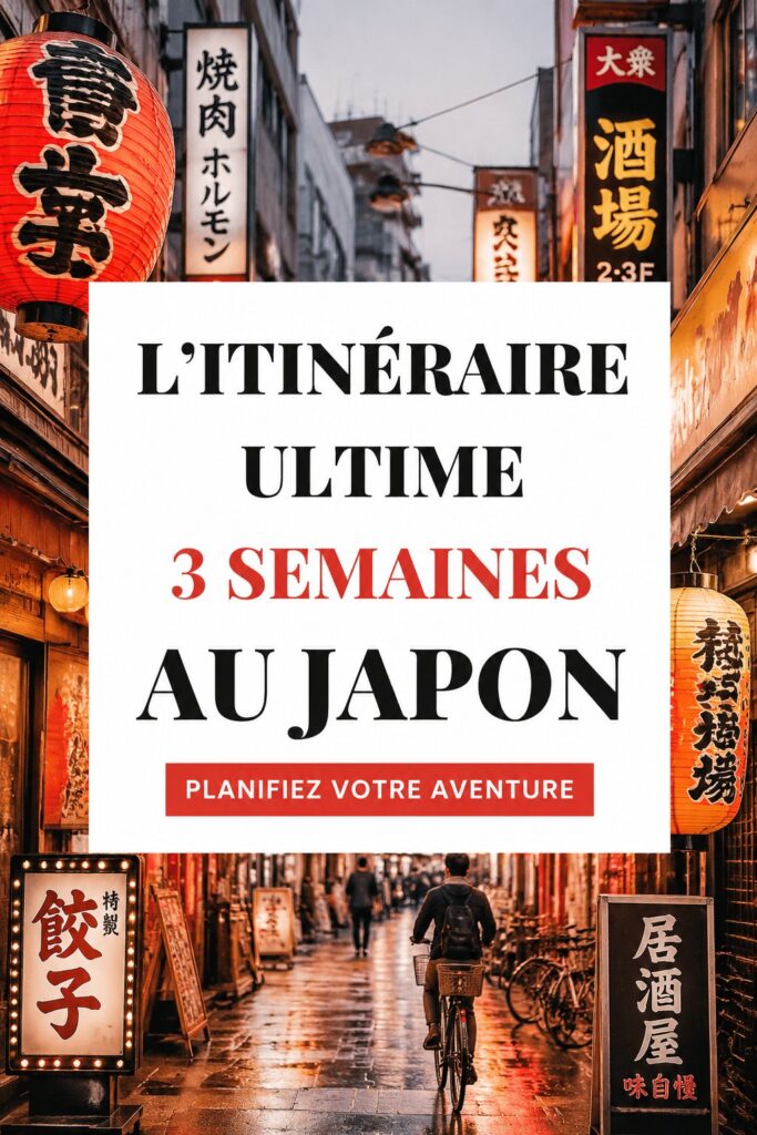 Femme découvrant le Japon avec un itinéraire de 3 semaines
