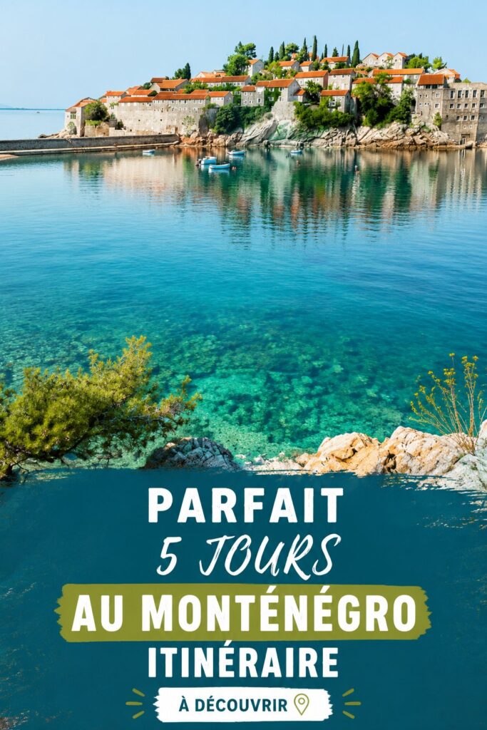 Vue panoramique sur les bouches de Kotor au Monténégro