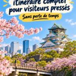 Itinéraire complet pour visiter Osaka en 2 jours avec des lieux emblématiques et secrets.