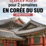 Un paysage urbain de Séoul, Corée du Sud, avec ses gratte-ciels modernes et temples traditionnels.