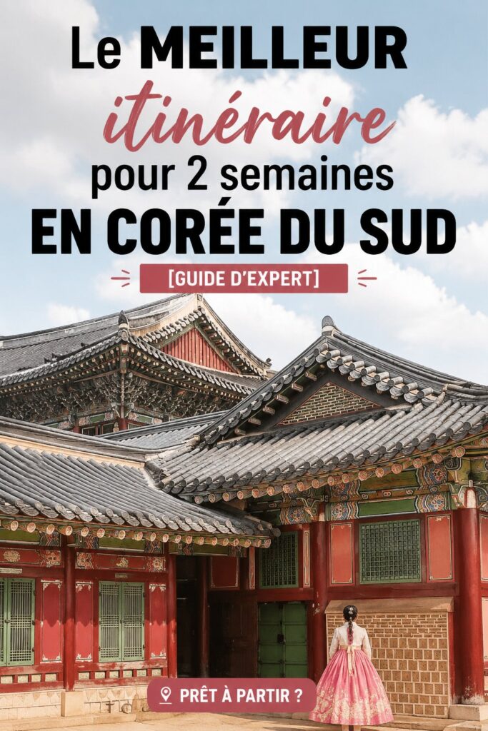 Un paysage urbain de Séoul, Corée du Sud, avec ses gratte-ciels modernes et temples traditionnels.