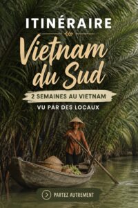 Femme explorant les rizières du Vietnam
