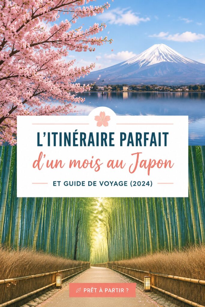 Itinéraire d'un mois au Japon avec des paysages japonais emblématiques