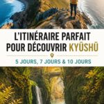 Un panorama de Kyushu avec ses paysages verdoyants et volcans