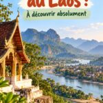 Vue panoramique du paysage verdoyant du Laos.