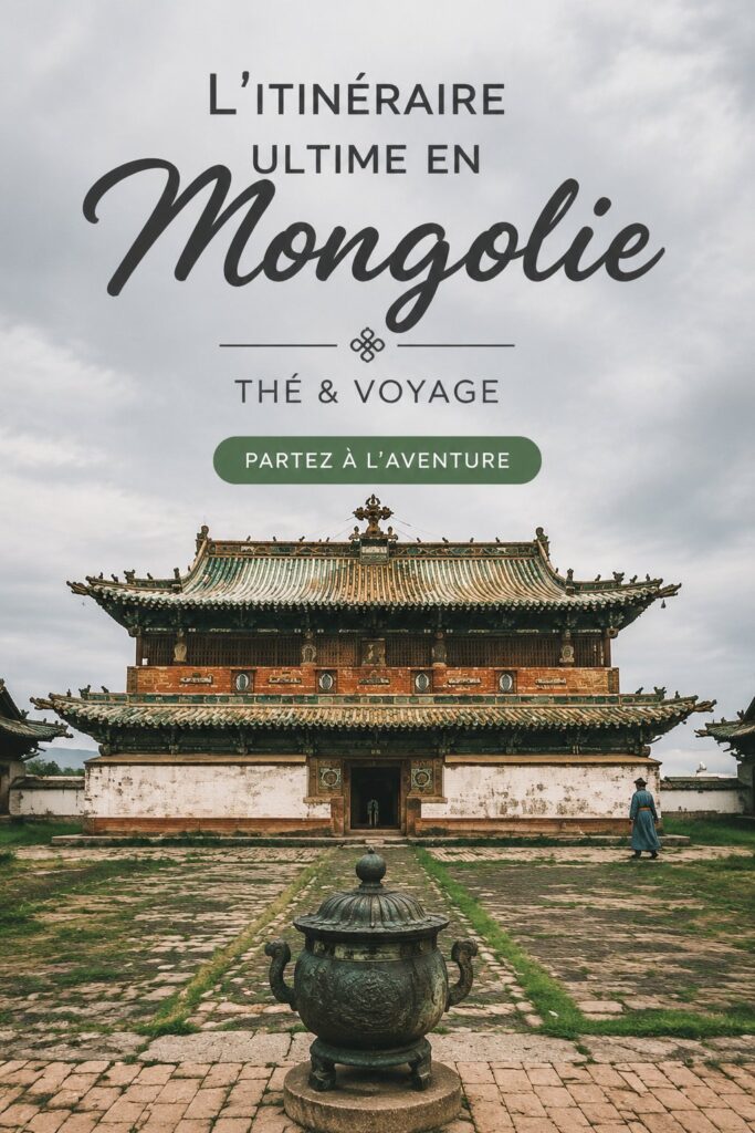 Itinéraire de voyage en Mongolie avec des paysages majestueux