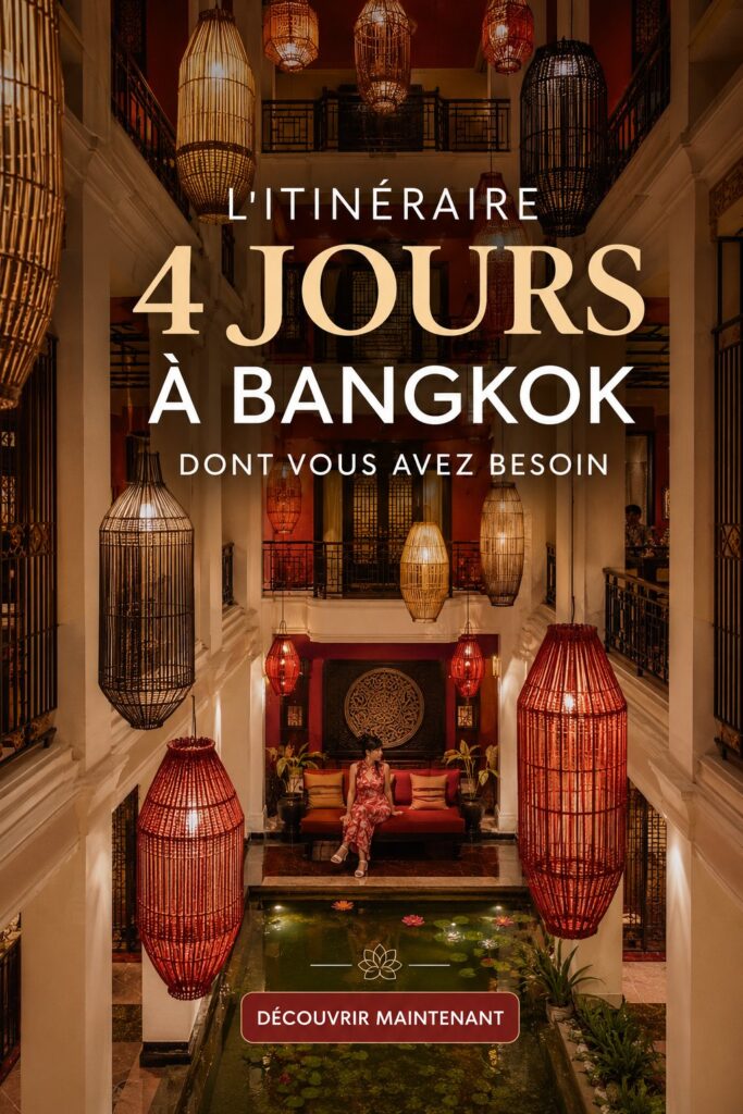 Vue du Grand Palais à Bangkok, un incontournable du circuit touristique